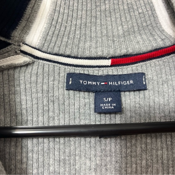 Tommy Hilfiger Gray Full Zip Womens Sweater Size S - Picture 7 of 8